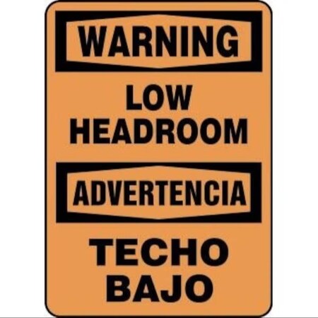 Accuform SPANISH BILINGUAL OSHA WARNING SBMECR306XL SBMECR306XL